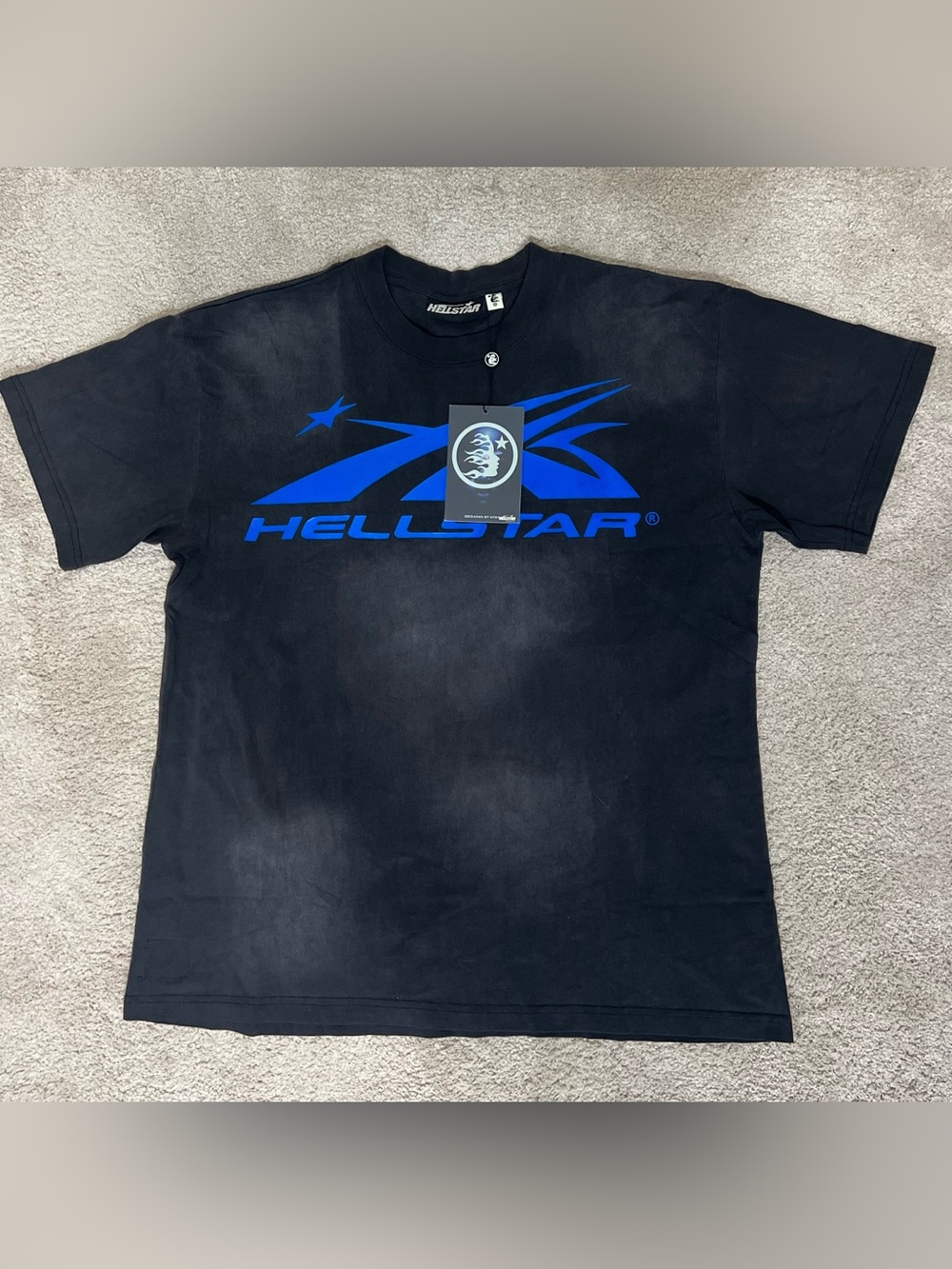 Hellstar Sports Core Logo Gel T-Shirt “Royal Blue”